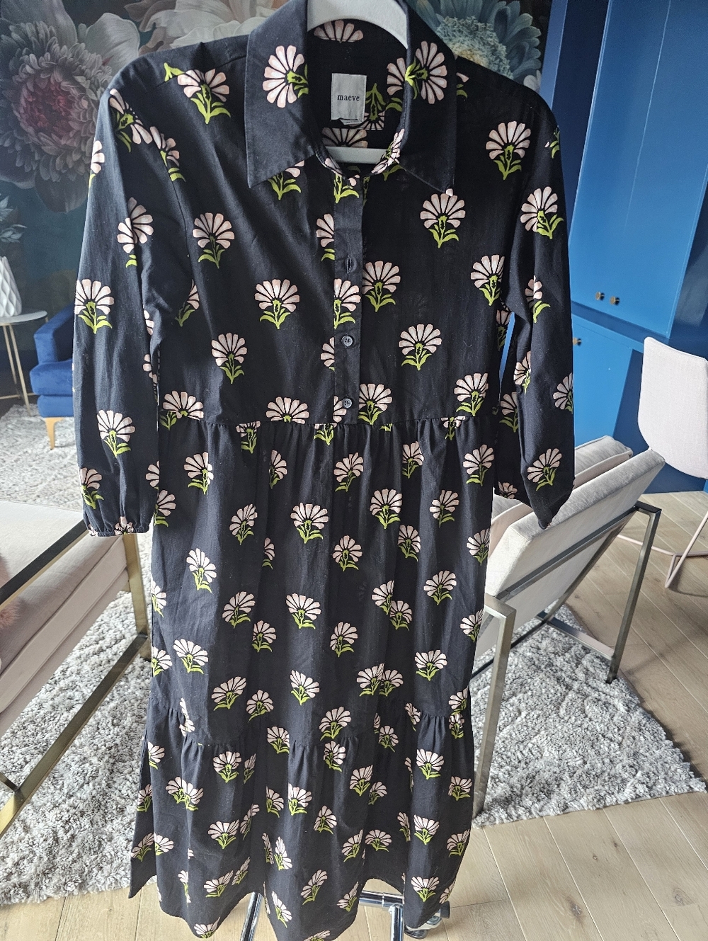 Anthropologie Maeve Bettina Tiered Dress